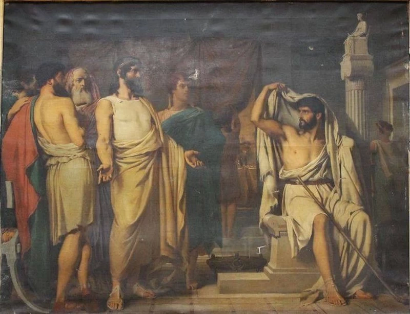 Coriolano si rifugia presso Tullo, re dei Volsci, 1859 - Amiens, Musée de Picardie